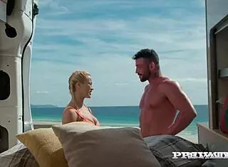 cherry kiss squirts wildly outdoors before taking a messy facial