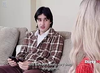 blackmailing russian stepmom anna kolba with elias cash over her past