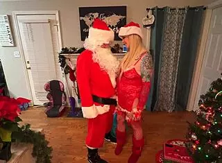 Santa's Naughty Little Helper Teases Ho Ho