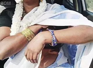 desi bhabi dirty car fuck husband's bro talks telugu