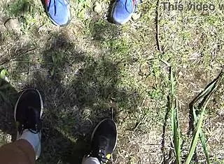 Real voyeur freaks out as horny milf pisses hairy pussy beach