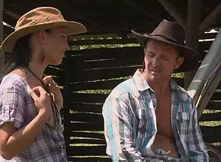 Honey Demon Anal Creampie Among Hay Bales Outdoor