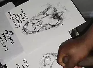 Hey, watch her grope tits through jeans then cum all over