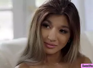 asian teen 18+ and milf stepmom dive into mutual pussy licking 69