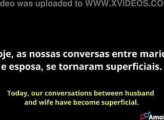 Brazilian MILF cuckquean watches husband fuck half-sister