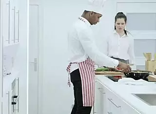 Bbc Lover Cassie Fire Rides Monster Black Cock Cowgirl Then Bent Over Doggystyle In Kitchen Until Milked