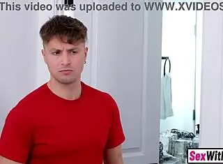 pissed off petite teen stepsis shares bed and fucks stepbro nasty hardcore