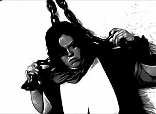 chained fat milf's huge tits roughly dominated