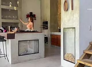 hubby's friend blasted milk on my big athletic tits behind his back 😂🍈💦