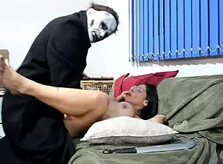 Halloween Wife Fucks Michael Myers With Monster Cock