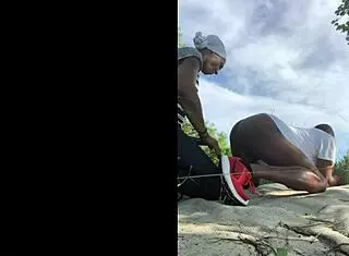 Girl straps on and pounds guy for ass pleasure