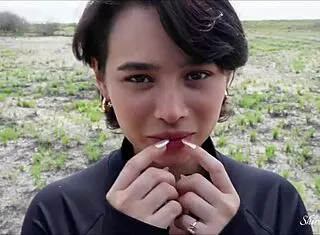 i'm cravin' a hard car fuck an' that huge cumshot on my tits...