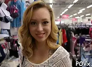 big dick got this lewd wench craving passionate tight pussy pounding