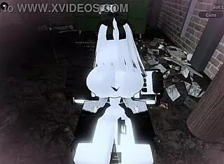 Cheating slut bends over for homeless guy's rough backyard fuck