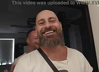 Behind Scenes AHB013 Angie Bloom Nuria Millan Gangbang Gapes