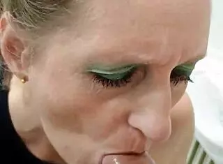German milf prostitute sandra swallows sperm blowjob
