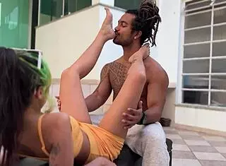 let my bf fuck my cute feet till he explodes all over