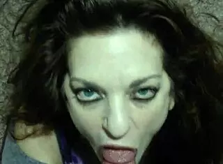 Raven Milf Delivers Sexy Oral Creampie Cumshot Finish