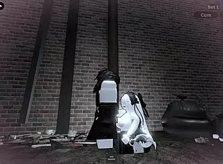 Cheating slut bends over for homeless guy's rough backyard fuck