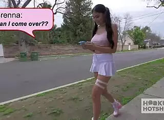 BOSS FILLS BRENNA SPARKS after Her Sloppy Blowjob!