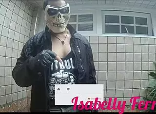 eu e o leo skull crossdressing fun... trans vibes! 🌈😘