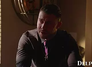 😈 Sexy church babe Aiden Ashley fucks priest hard! Delphine Films 🔥