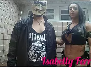 eu e o leo skull crossdressing fun... trans vibes! 🌈😘