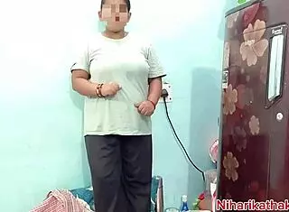 New maid's pussy squirts first cum