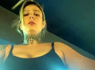 gym girl watched until her wet pussy drips down legs