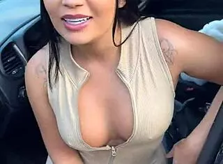 did the cop take sexy japinha's big tits bribe?