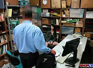 Alex harper's perfect tits fucked shoplyfter office style