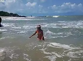 yuri gacho's hot wife bares all at nudist beach driving guys wild