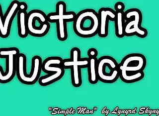 victoria justice strokes cock in sexy jerk off contest game