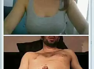 Cutie Dares Stranger Jerk Off On Webcam Boobs Flash