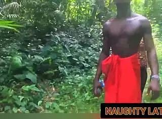 young ebony takes massive bbc pounding hard outdoors by the river in doggystyle