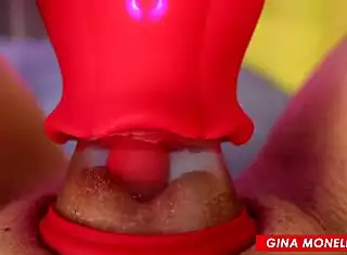 Puffy Latina Milf Orgasms Hard from Pussy Licking Close-Up