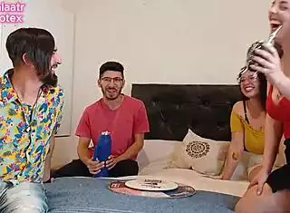 Swinger Quartet Shares Girlfriends in Wild Creampie 4some Orgy