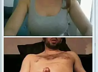 Cutie Dares Stranger Jerk Off On Webcam Boobs Flash