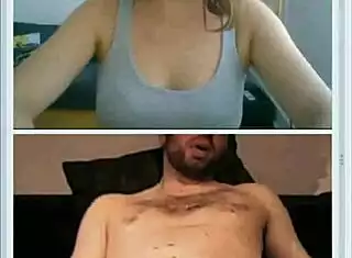 Cutie Dares Stranger Jerk Off On Webcam Boobs Flash