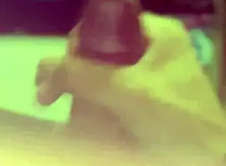 Edging my fat cock till it explodes cum everywhere!