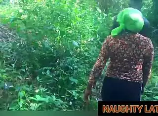 young ebony takes massive bbc pounding hard outdoors by the river in doggystyle