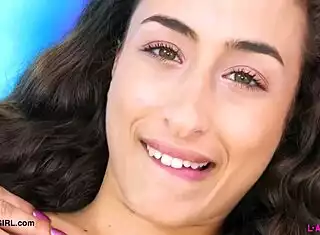 Sophisticated stunner teases sexy body in casting