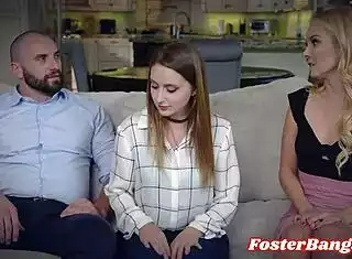 Foster stepmom suggests makeup threesome sex with stepdaughter and stepdaddy laney grey aaliyah love