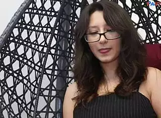 hey lola looks so hot in black dress and pantyhose getting seduced and fucked hard by max