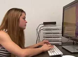 Office lesbians lick wet pussies passionately girl on girl. Steamy cunilingus at work gets intense 👅💦😍