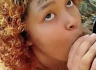 i risked a beach blowjob and blasted cum all over her face...