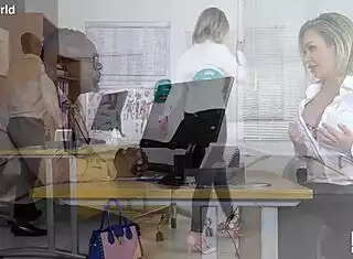 posh british milf in lingerie bangs her doctor hard at hospital