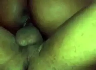 Ebony babe rides big black cock creampie keeps fucking cum covered!