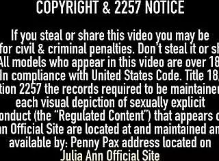 SLUTTY JULIA ANN RUBS Big Clit Pussy Lips in Lingerie Dirty Talk!