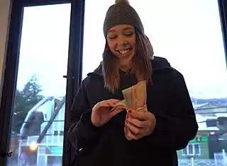 brazilian tourist fucked hard for christmas cash as cherry adams big ass bounces wildly